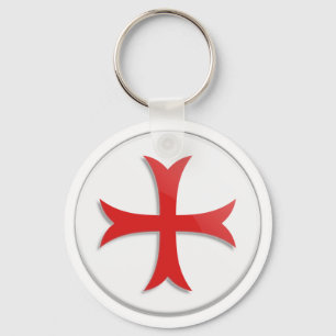Knight's Templar Cross-symbool Sleutelhanger