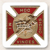 KNIGHTS TEMPLAR DRANKJES ONDERZETTER (Voorkant)