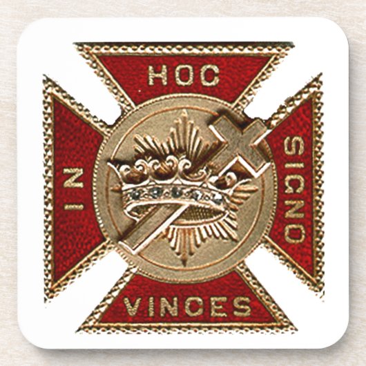 KNIGHTS TEMPLAR DRANKJES ONDERZETTER (Voorkant)