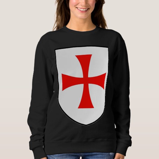 Knights Templar Flag Order of Solomon's Temple app Trui (Voorkant)