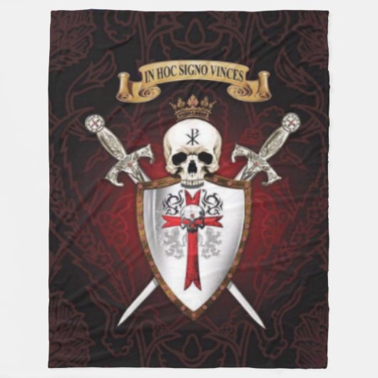 KNIGHTS TEMPLAR FLEECE DEKEN (Voorkant)