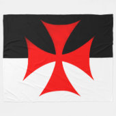 KNIGHTS TEMPLAR FLEECE DEKEN (Voorkant (Horizontaal))