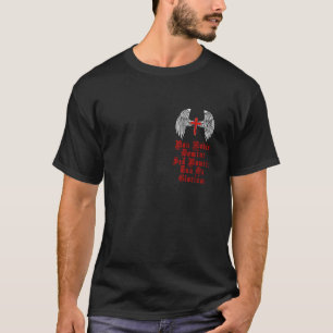 Knights Templar Moral Code 2 Sided Design Holy Cro T-shirt