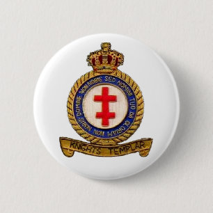 KNIGHTS TEMPLAR RONDE BUTTON 5,7 CM