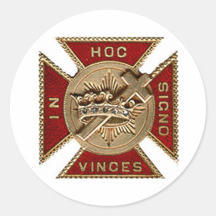 KNIGHTS TEMPLAR RONDE STICKER