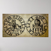 KNIGHTS TEMPLAR SEAL POSTER (Voorkant)