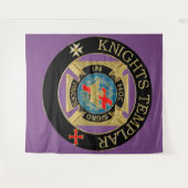 KNIGHTS TEMPLAR WANDKLEED (Voorkant (horizontaal))