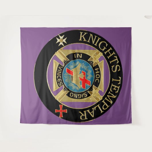 KNIGHTS TEMPLAR WANDKLEED (Voorkant (horizontaal))