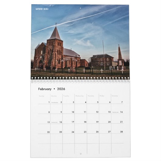 KNIGHTS VAN DE DARK Haunted Saskatchewan Calendar Kalender (Feb 2026)