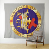 KNIGHTS VAN DE GOLDEN CIRCLE WANDKLEED (In Situ (horizontaal))