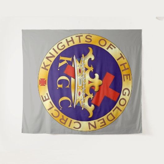 KNIGHTS VAN DE GOLDEN CIRCLE WANDKLEED (Voorkant (horizontaal))