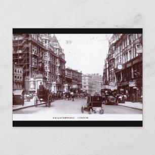 Knightsbridge, Londen 1910 Vintage Briefkaart