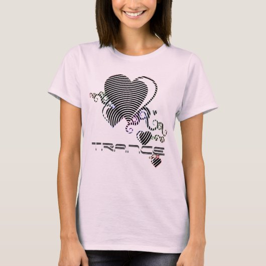 Knijdig hart. trance. t-shirt (Voorkant)