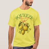 Knijp de dag citroenen t-shirt (Voorkant)