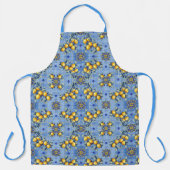 🍋 "Knijp de dag" Citroenprint Schort (Voorkant)