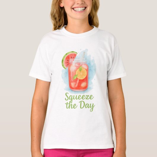 Knijp de dag - Fun & Fresh Kinder 'T-Shirt T-shirt (Voorkant)
