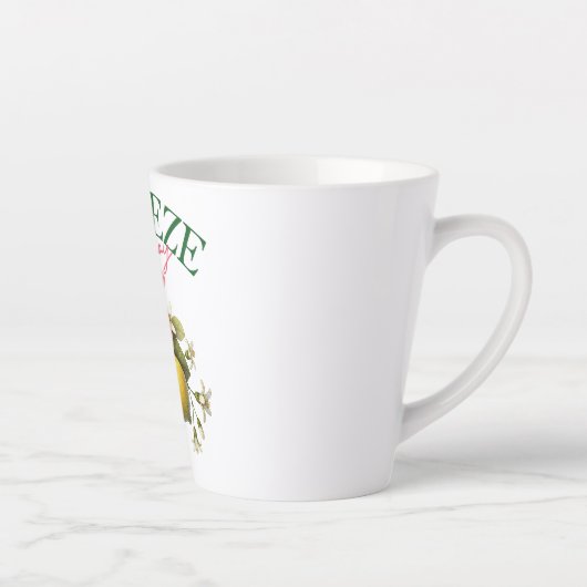 Knijp de dag  Lemon Botanical Latte Mok (Rechts)