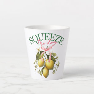 Knijp de dag Lemon Botanical Latte Mok