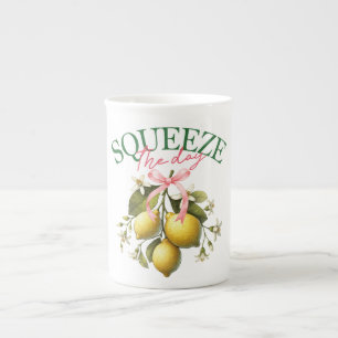 Knijp de dag Lemon Botanical Porselein Kop