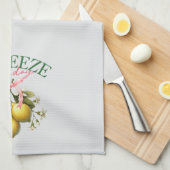 Knijp de dag  Lemon Botanical Theedoek (Quarter Fold)