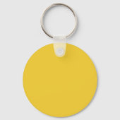 Knijp de dag Punny Lemon Yellow Sleutelhanger (Achterkant)
