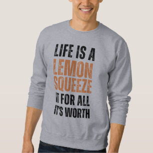 Knijp de dag Sweatshirt Positieve Vibes Topjes