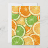 Knijp in de dag! - Leuk citrus-thema feest Kaart (Achterkant)