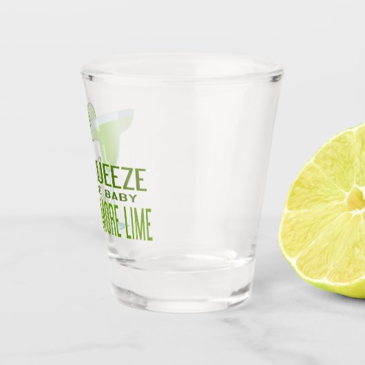 Knijp me nog een Baby Limoen | Tequila Shot Glas (Rechts)