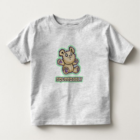 Knijp me teddybeer Cartoon Kinder Shirts (Voorkant)