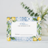 Knijp Vrijgezellenfeest Advies voor de Bruid Kaart (Staand voorkant)