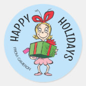 knijpen | Cindy-Lou die | Christmas Gift Label (Voorkant)