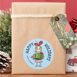 knijpen Cindy-Lou die Christmas Gift Label