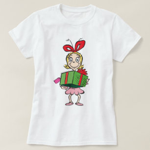 knijpen   Cindy-Lou Who - Holding Cadeau T-shirt