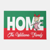 knijpen | Cindy-Lou Who - Met snoepriet Deurmat (Voorkant)