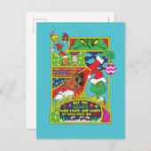 knijpen | Comic Graphic Briefkaart (Voorkant / Achterkant)