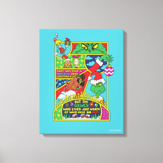 knijpen | Comic Graphic Canvas Afdruk (Voorkant)