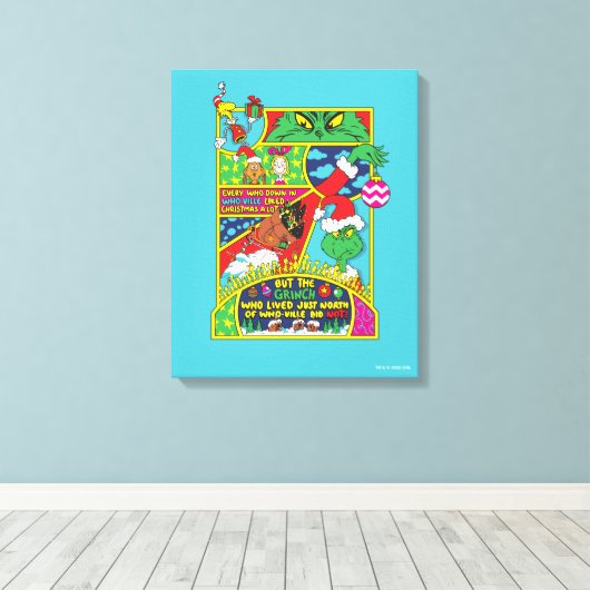 knijpen | Comic Graphic Canvas Afdruk (Insitu (Houten vloer))