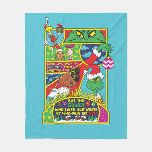 knijpen | Comic Graphic Fleece Deken (Voorkant)