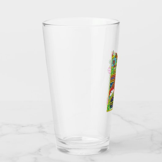 knijpen | Comic Graphic Glas (Rechts)