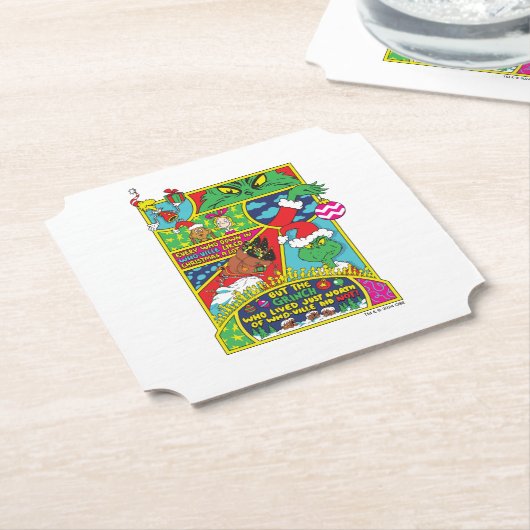 knijpen | Comic Graphic Kartonnen Onderzetters (Gekanteld)