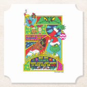 knijpen | Comic Graphic Kartonnen Onderzetters (Voorkant)