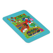 knijpen | Comic Graphic Magneet (Rechterzijde)