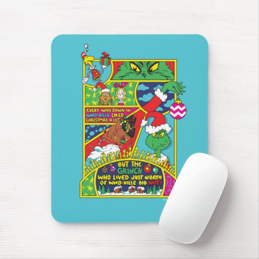 knijpen | Comic Graphic Muismat (Met muis)