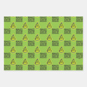 knijpen | Echt? Nog een plak Pavlova? Qu Inpakpapier Vel (Voorkant 3)