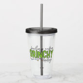 knijpen | Extra grinchy voelen vandaag 4 Acryl Drinkbeker (Voorkant)