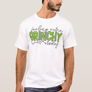 knijpen   Extra grinchy voelen vandaag 4 T-shirt