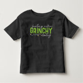 knijpen | Extra grinchy voelen vandaag Kinder Shirts (Voorkant)