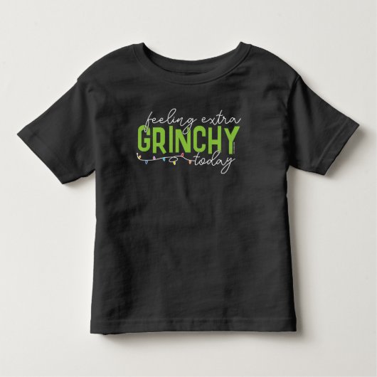 knijpen | Extra grinchy voelen vandaag Kinder Shirts (Voorkant)