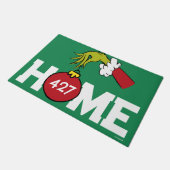 knijpen | Gepersonaliseerd huisnummer Deurmat (Schuin)