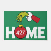 knijpen | Gepersonaliseerd huisnummer Deurmat (Voorkant)